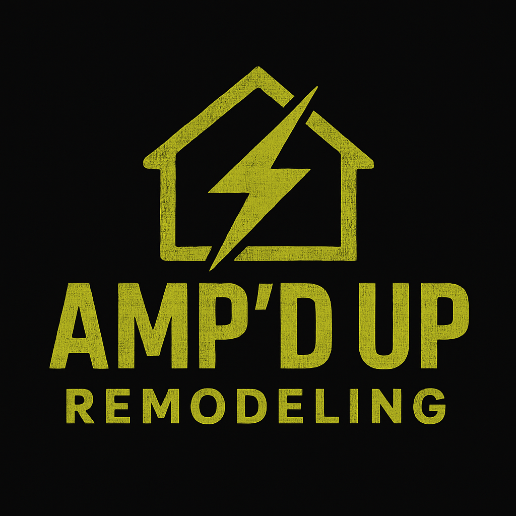 Amp'd Up Remodeling logo alt